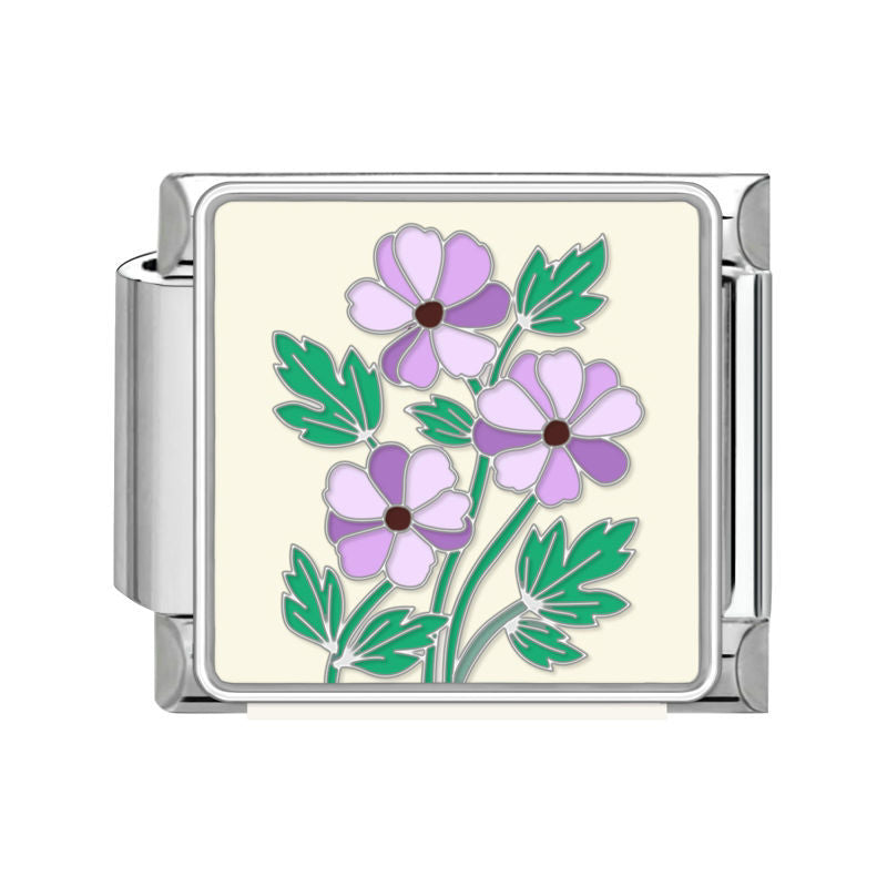 Ramo de flores moradas