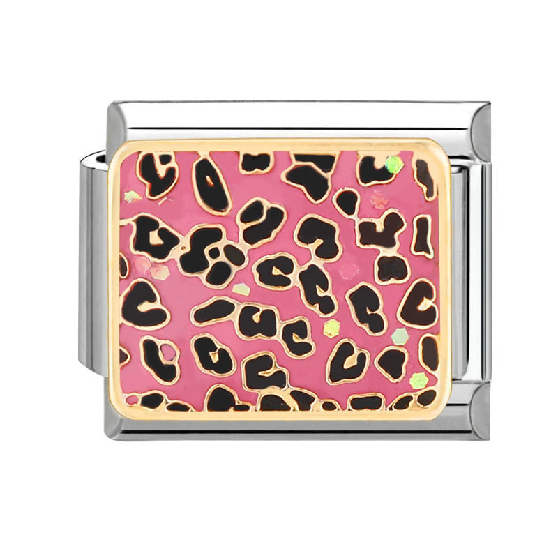Estampado leopardo rosa