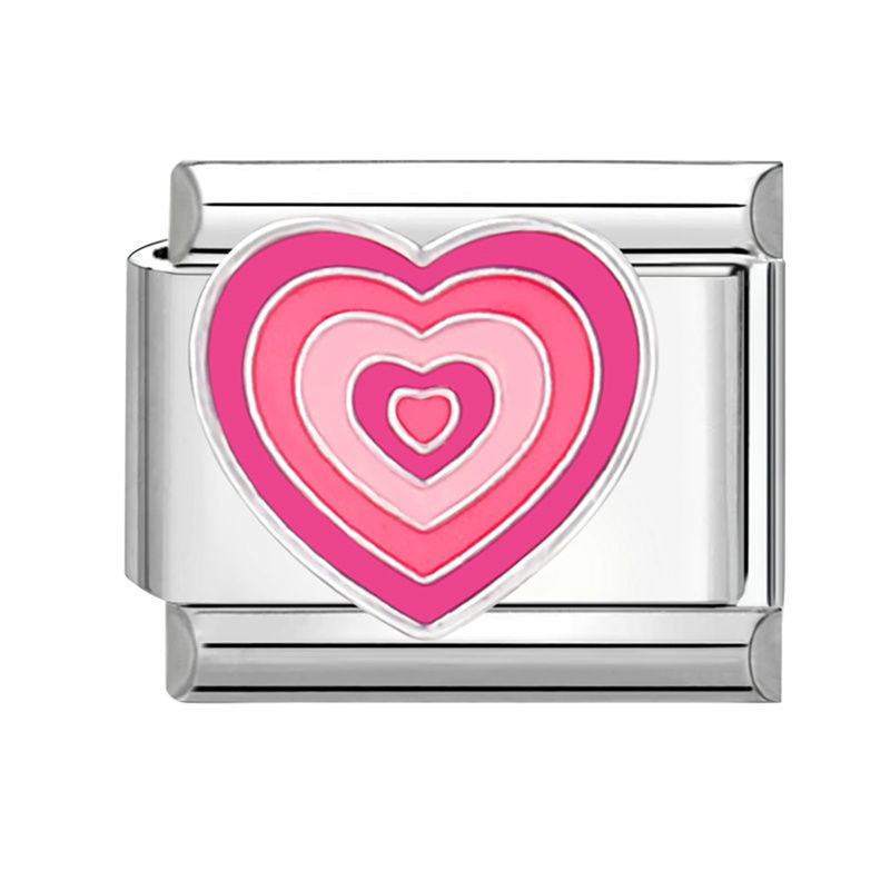 Corazón degradado rosa