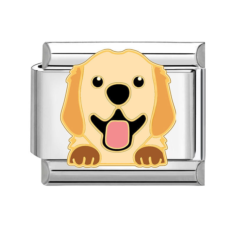 Perrito labrador feliz