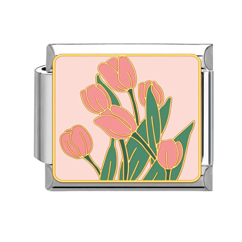 Tulipanes rosas