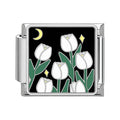 Tulipanes blancos de noche