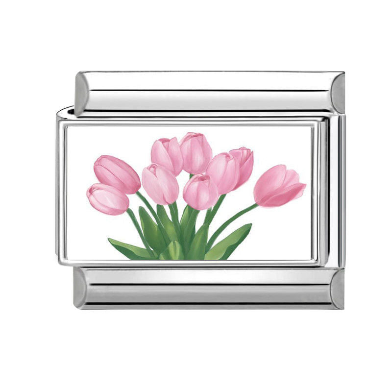 Tulipanes rosas