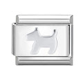 Perrito plateado