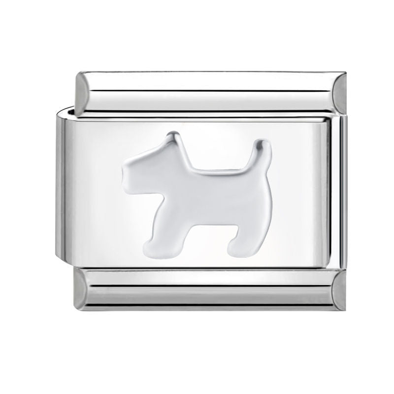Perrito plateado