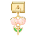 Colgante tulipán rosa