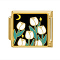 Tulipanes blancos de noche