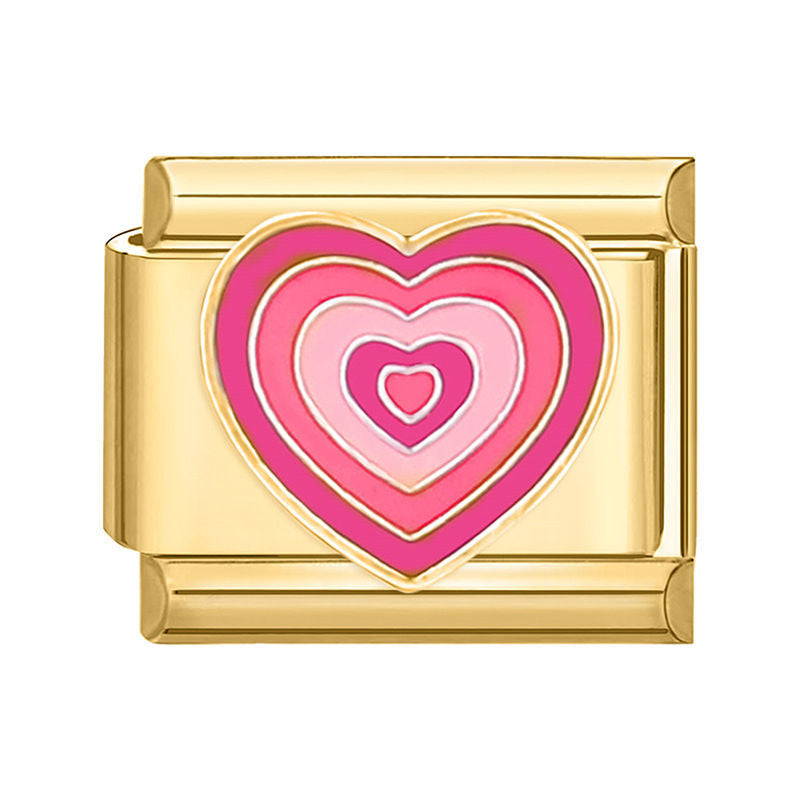 Corazón degradado rosa