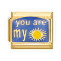 Frase "you are my sunshine" con sol