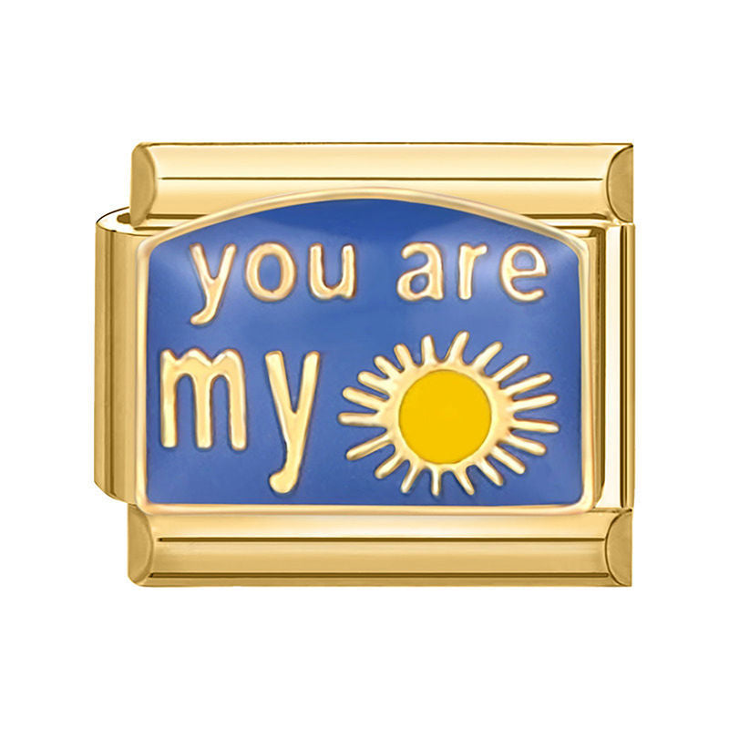 Frase "you are my sunshine" con sol
