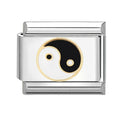 Yin yang dorado
