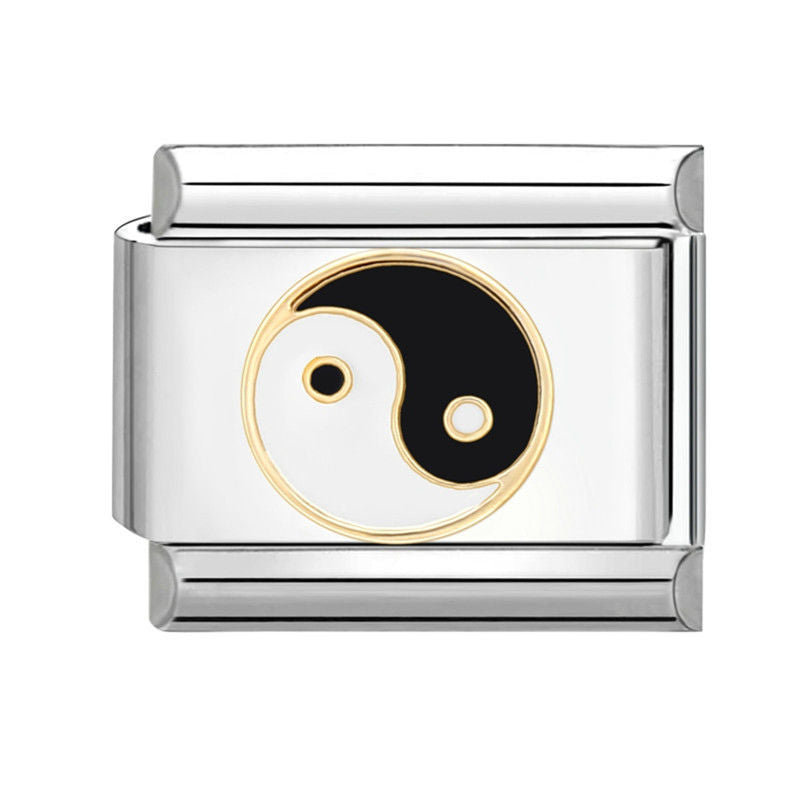 Yin yang dorado