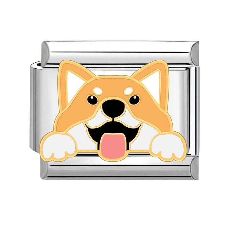 Perrito corgi feliz