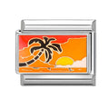 Palmera al atardecer
