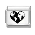 Mundo en forma de corazón