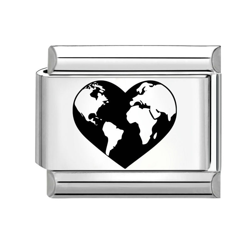 Mundo en forma de corazón