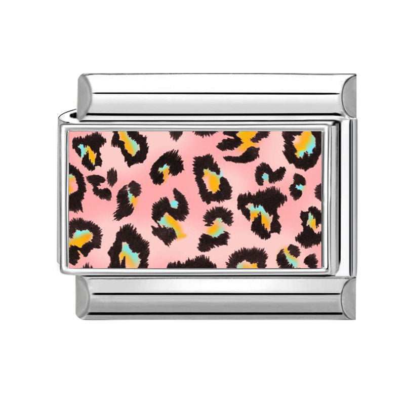 Estampado de leopardo rosa