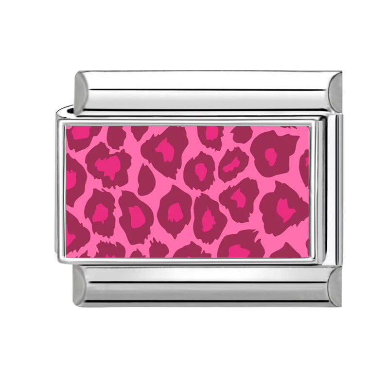 Estampado de leopardo magenta