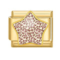 Estrella con estampado de leopardo