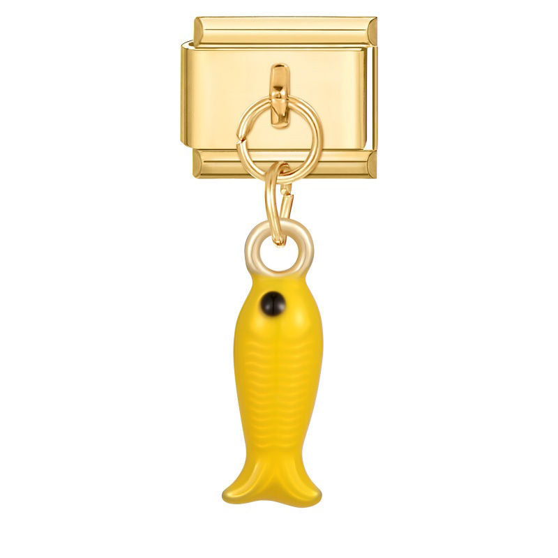 Colgante pez amarillo