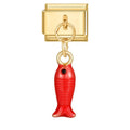 Colgante pez rojo
