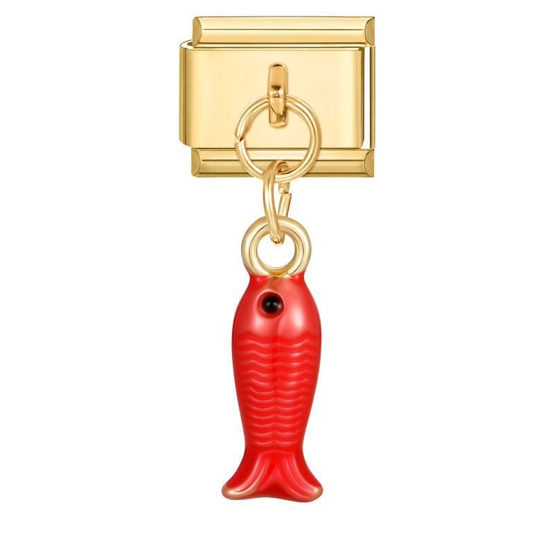 Colgante pez rojo
