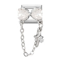 Lazo transparente con cadena