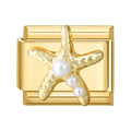 Estrella de mar con perlas