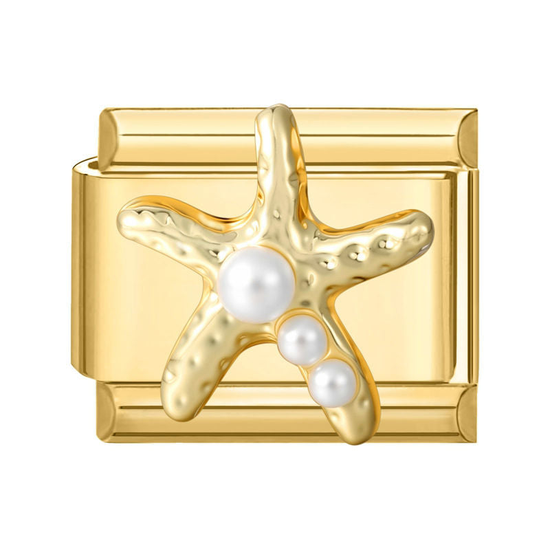 Estrella de mar con perlas