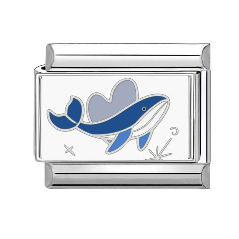 Ballena azul con corazón