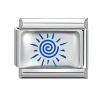 Sol en espiral azul