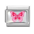 Mariposa rosa
