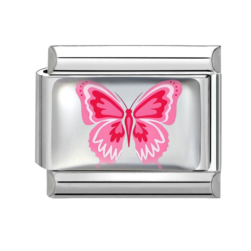 Mariposa rosa