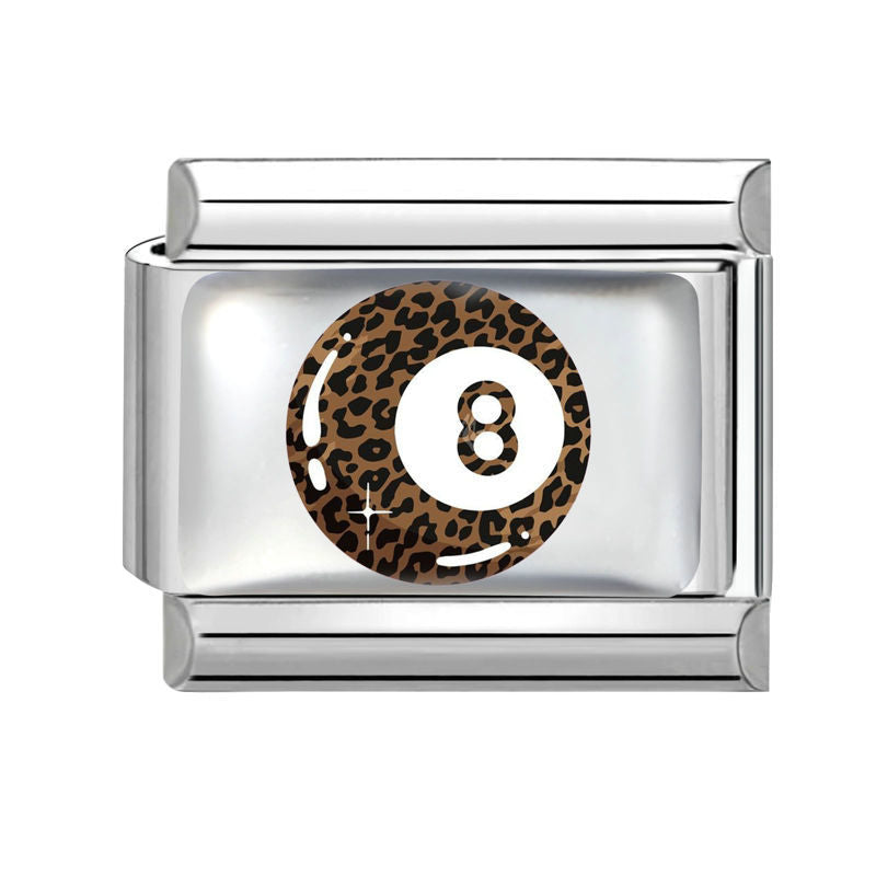 Bola número 8 animal print