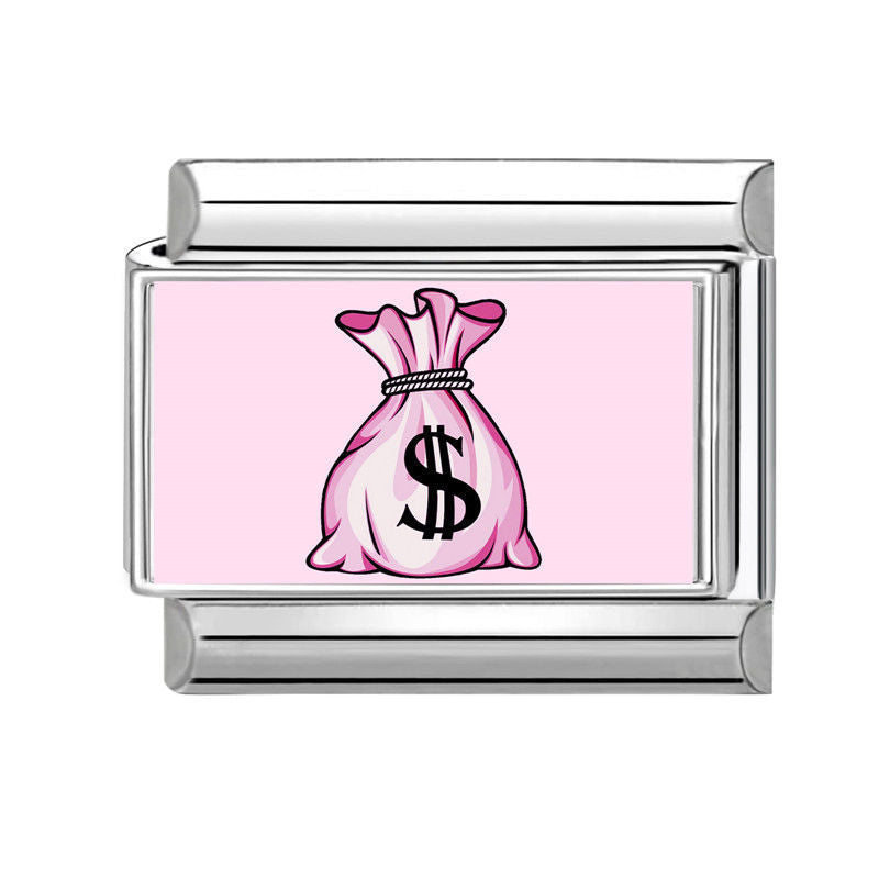Saco de dinero rosa