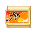 Palmera al atardecer