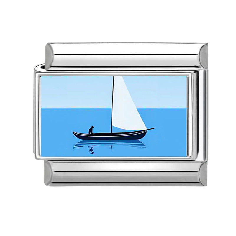 Velero al atardecer