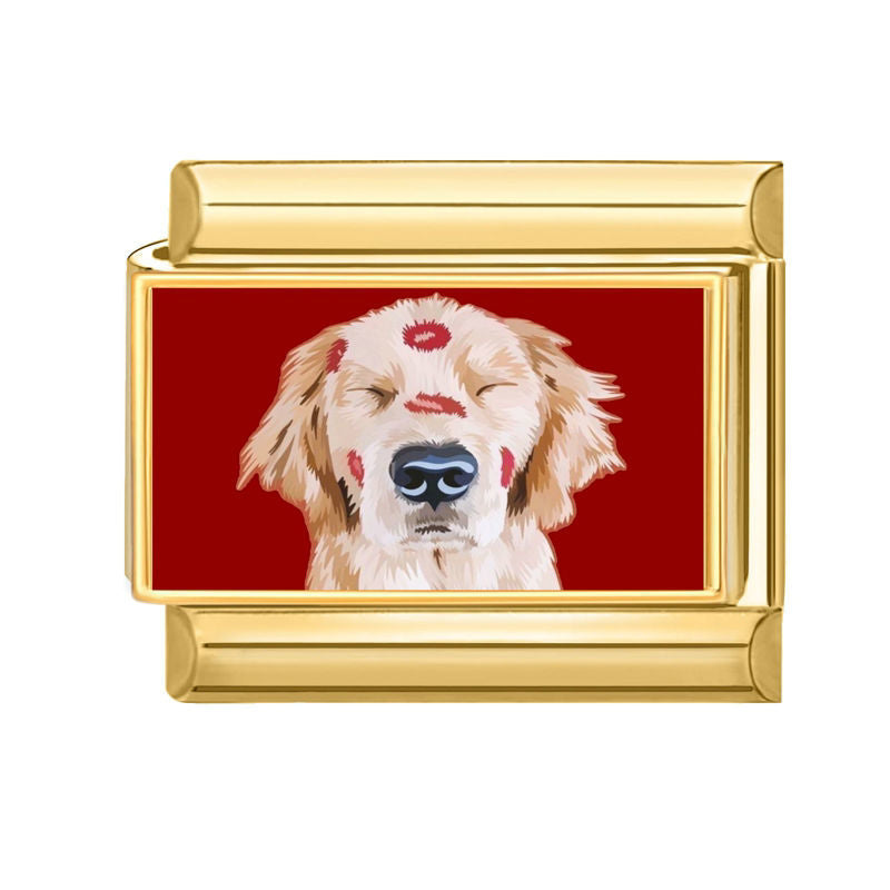 Perro con besos
