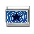 Estrella azul en espiral