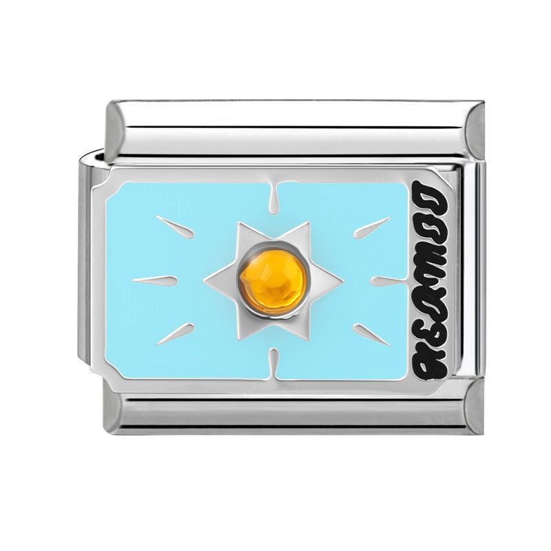 Estrella dreams con gema naranja