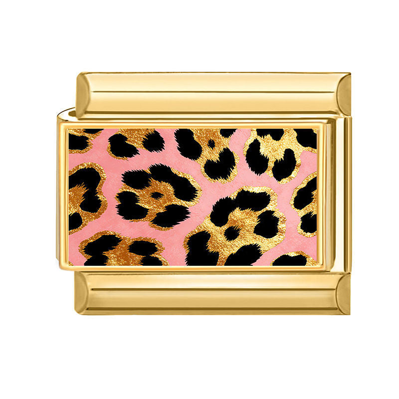 Estampado de leopardo rosa
