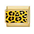 Estampado de leopardo amarillo