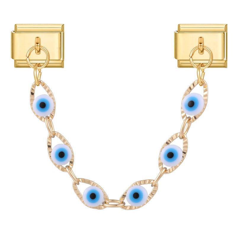 Cadena doble de ojos turcos