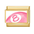Bola ocho rosa