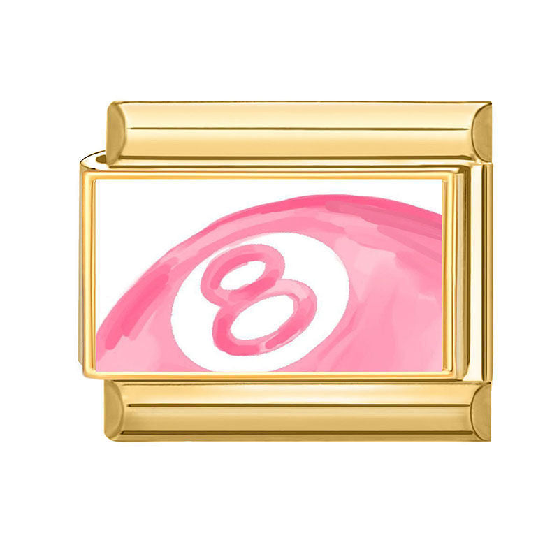 Bola ocho rosa